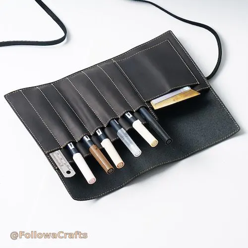 Artist Brush Roll Logo