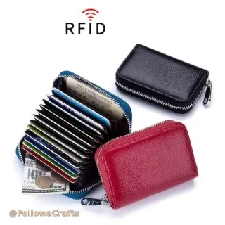 Accordion Style PU Leather Credit Card Holder Wholesale