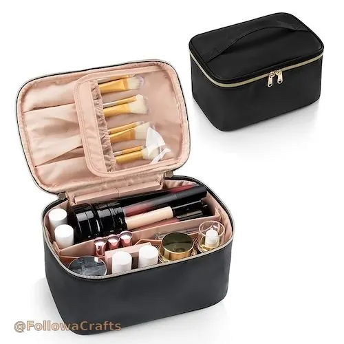 Cosmetic Train Case Pu3