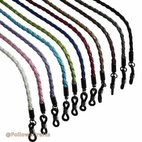 Braided Vegan Leather Eyewear Chain Wholesale