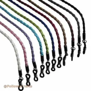 Braided Vegan Leather Eyewear Chain Wholesale