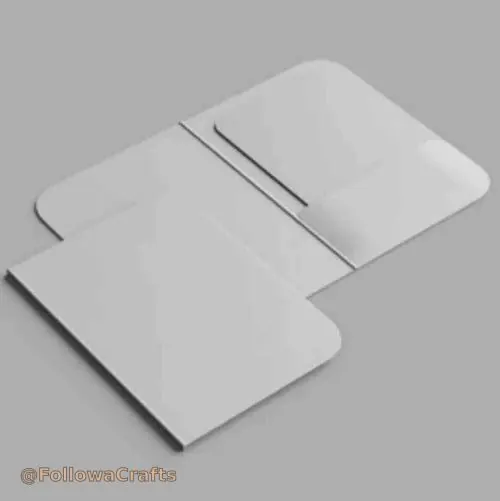 Paper hotel key sleeve with custom printed branding