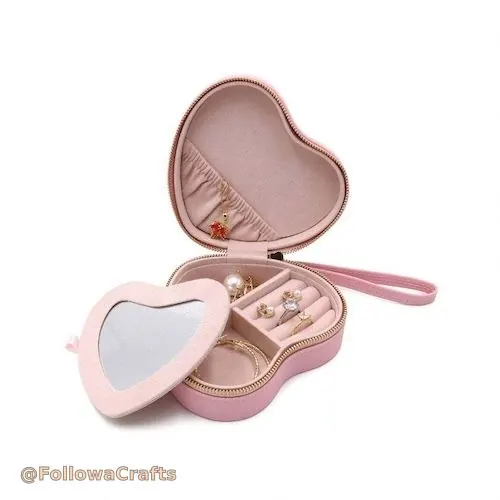 Jewelry Box Heart Pu 5