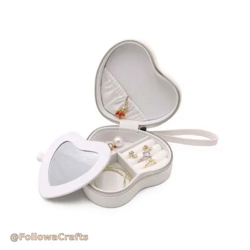 Jewelry Box Heart Pu 6