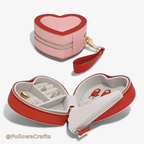 Jewelry Box Heart Pu 7