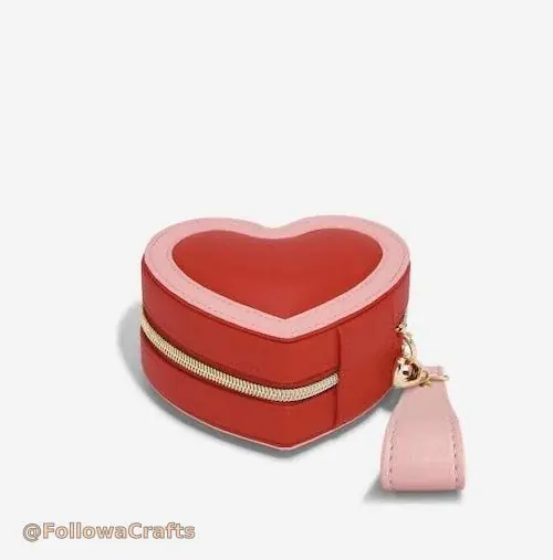 Jewelry Box Heart Pu 8