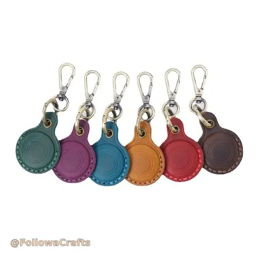 Leather Airtag Holder