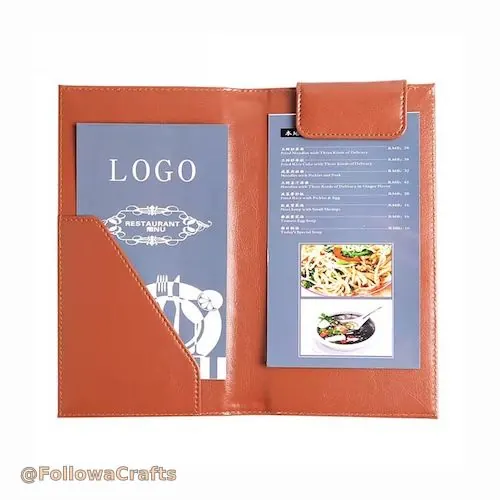 Leather Bill Folder