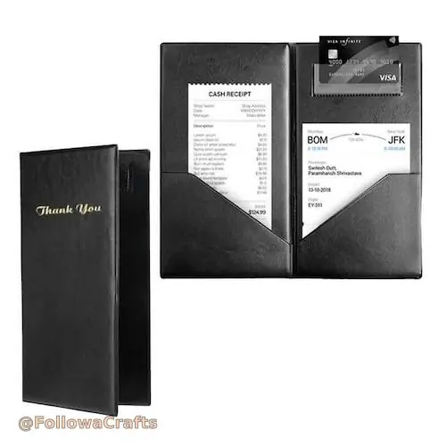 Leather Check Presenter 2