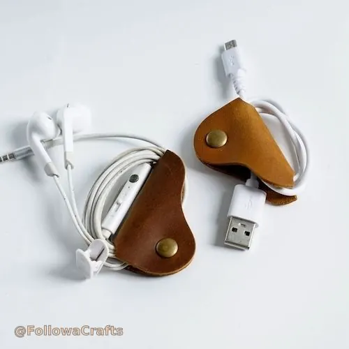 Leather Cord Organizer 2