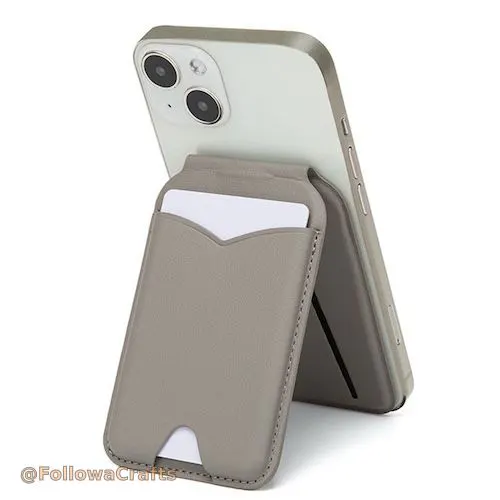 PU leather wallet phone case with card slots custom logo