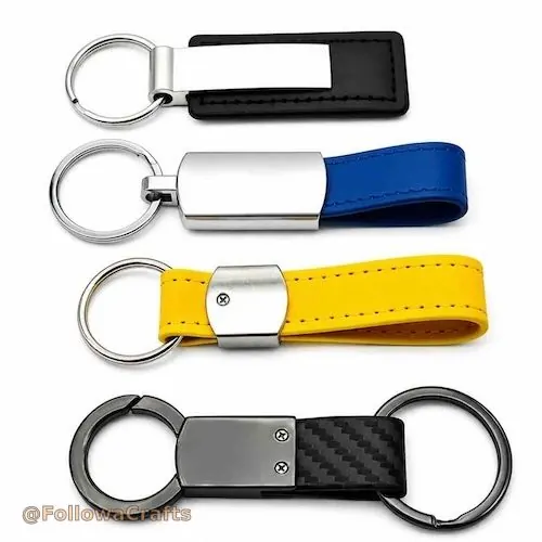 Leatherette Keychain Bulk 2