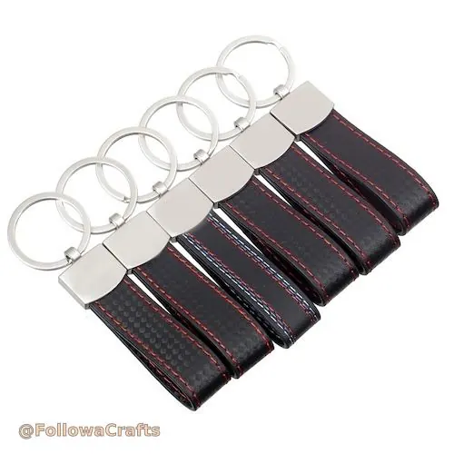 Leatherette Keychain Bulk 4
