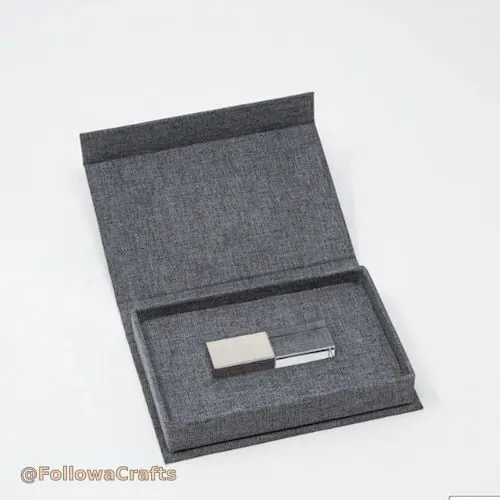 Linen Keepsake Memory Box 1