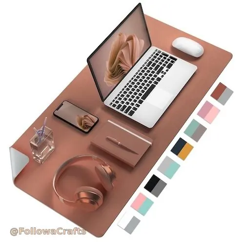 Extended PU Leather Desk Mat and Mouse Pad Wholesale