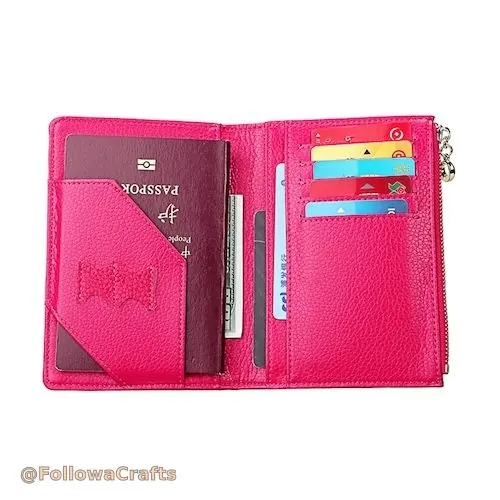 Passport Holder Pu Travel 2