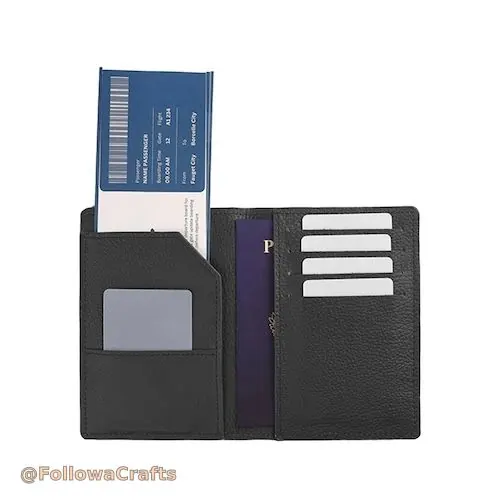 Passport Holder Pu Travel 3