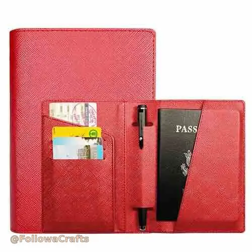 Passport Holder Pu Travel 4