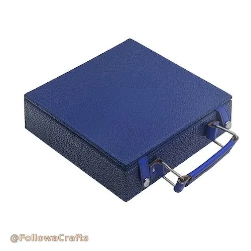 Premium PU Leather Poker Chip Carrier Case
