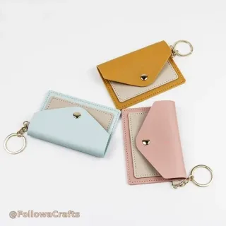PU leather room key wallet with custom logo