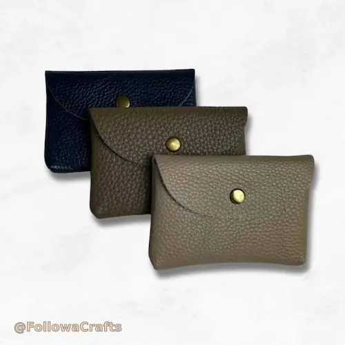 Snap Coin Pouch Leather 6