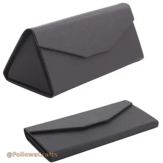 Tri-Fold Collapsible Triangular Eyewear Case