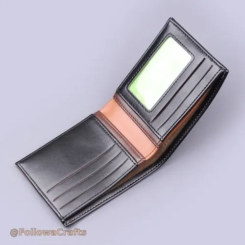 Men's RFID Blocking PU Leather Bifold Wallet
