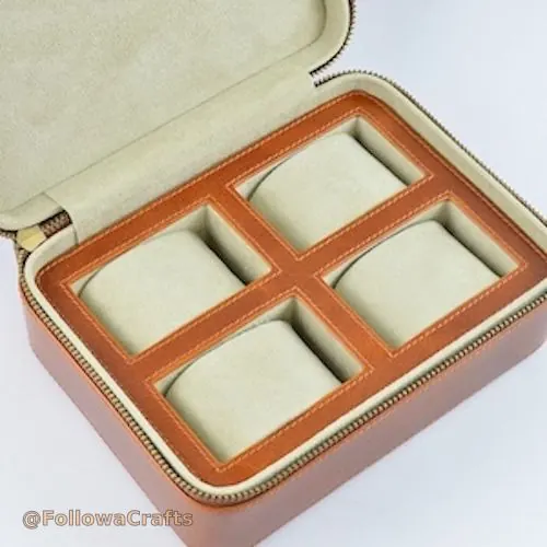 Watch Box Zipper 4slots 2