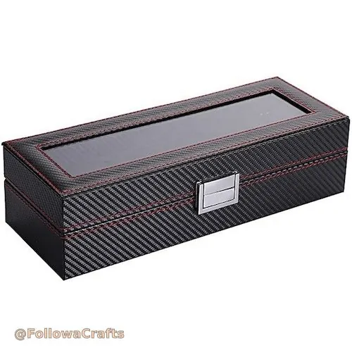 Watch Case 6 Slot Carbon 1