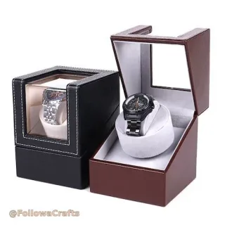 Automatic Single Watch Winder PU Leather Wholesale